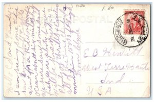 c1940's Edificio Aztlan Building Mexico City Mexico RPPC Photo Posted Postcard 