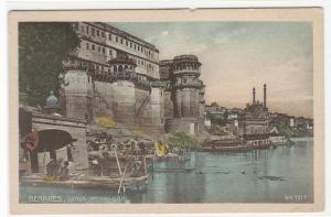 Genga Mehal Ghat Benares India 1910s postcard