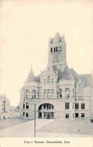 Court House Greenfield Indiana #1 1910c postcard