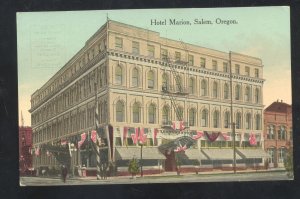 SALEM OREGON DOWNTOWN HOTEL MARION VINTAGE POSTCARD