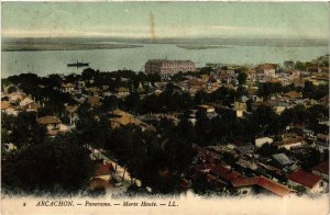 CPA Gironde ARCACHON Panorama Marée Haute (982585)