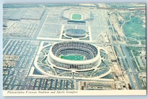 1960 Philadelphia Pennsylvania Postcard Sports Complex Center Veterans Phillies