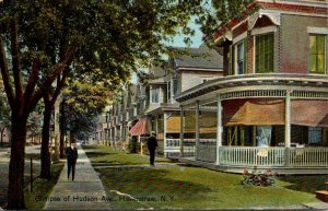 New York Haverstraw Glimpse Of Hudson Avenue 1909