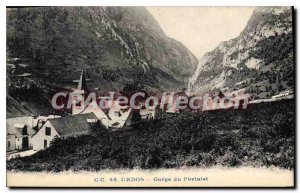 Postcard Old Urdos Gorge Du Portalet