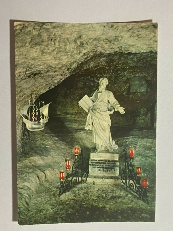 UNUSED PICTURE POSTCARD - GOZO MALTA RABAT GROTTO SCHOOL BERNINI    (KK1859)