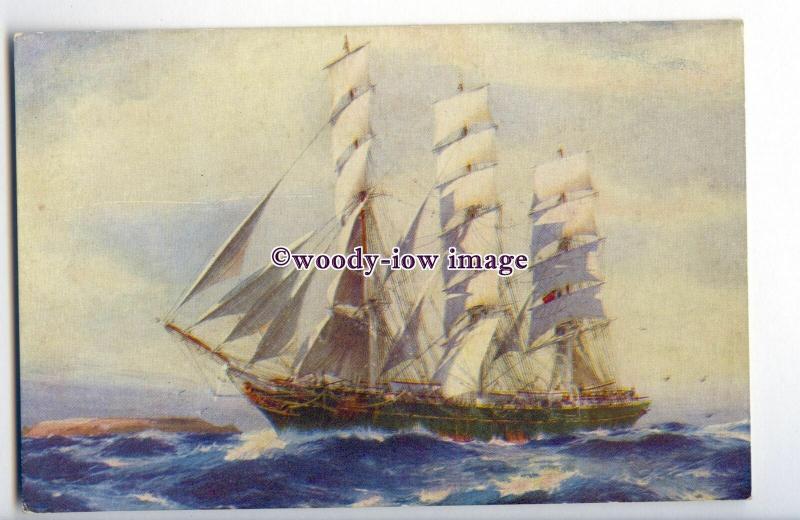 cb1104 - Sailing Ship - Cimba , artist J Spurling - postcard