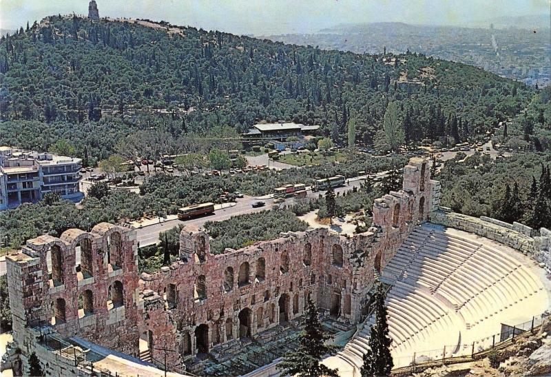 B96401 athens odeion of herodes atticus  greece