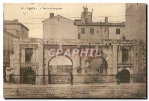 Old Postcard Nimes La Porte Auguste