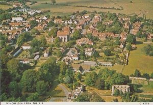 Winchelsea From The Air Sussex Aerial Plane View Overhead 1980s Postcard