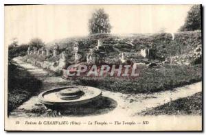 Postcard Ancient Ruins Champlieu Oise Temple