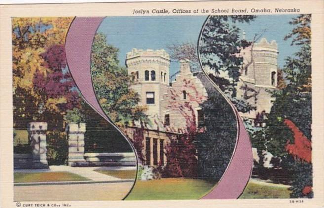 Nebraska Omaha Joslyn Castle Offices Of The School Board Curteich