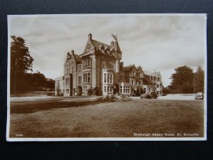 Scotland ST. BOSWELLS Dryburgh Abbey Hotel c1930s RP Postcard by A.R. Edwards