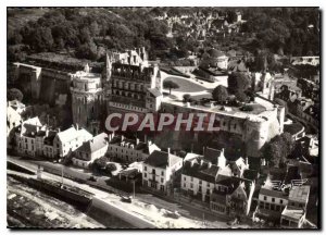 The Modern Postcard France from Above Amboise I and L Chateau Overview