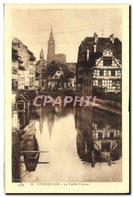 Old Postcard Strasbourg Petite France