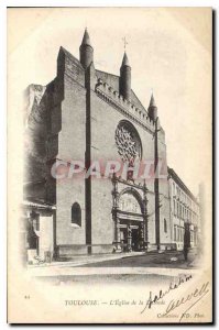 Old Postcard Toulouse Church Barbados