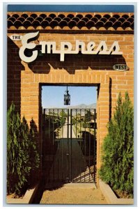 Tucson Arizona Postcard Empress West East Fairmount Exterior View 1960 Vintage