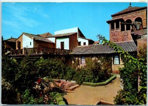 Postcard - El Greco's house, the Garden, Toledo, Spain 