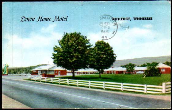 Rutledge, Tenn, Down Home Restaurant & Motel 1959