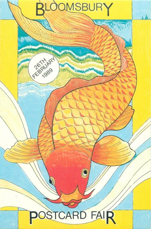 Exhibitions special carry on at bloomsbury collectors fair fish drawing Postcard Topics