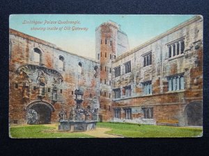 Scotland West Lothian LINLITHGOW Palace Quadrangle c1905 Postcard by Valentine