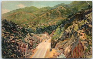 M-68936 Manitou Surrounded by Hills as Seen from Ute Pass Colorado