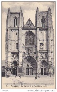 NANTES, La Facade de la Cathedrale, Loire Atlantique, France, 00-10s