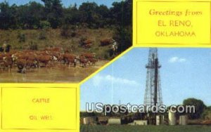 Cattle, Oil Well - El Reno, Oklahoma