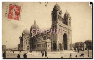 Old Postcard Marseille Cathedral