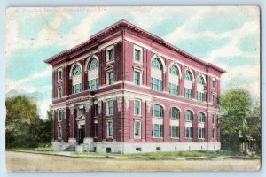 c1909 Niagara Falls New York NY Vintage Postcard Masonic Temple Building Posted