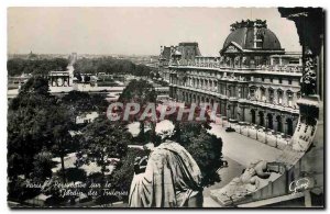 Old Postcard Paris Perspective on the Jardin des Tuileries