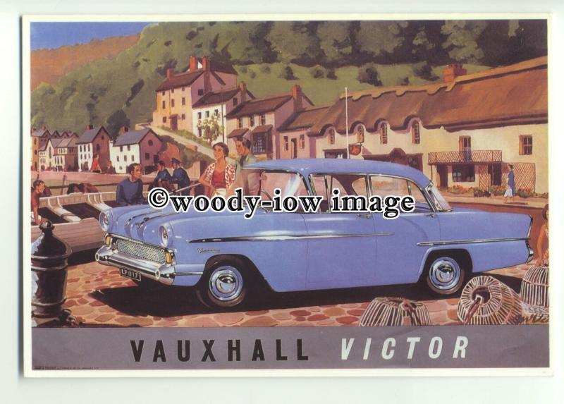 ad1190 - Vauxall Victor Car - Modern Advert Postcard