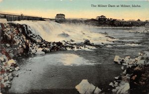 F79/ Milner Idaho Postcard c1910 The Milner Dam Homes