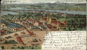 Lewis and Clark Centennial Exposition Bird's Eye View c1910 Vintage Postcard