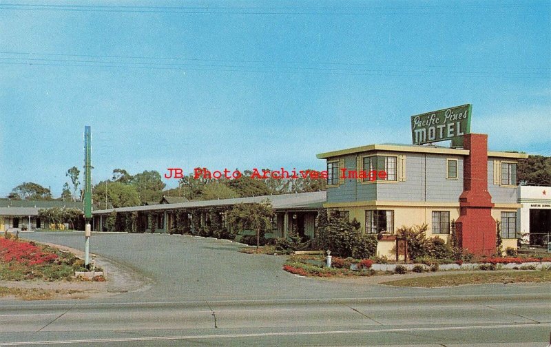 CA, Seaside, California, Pacific Pines Motel, Dexter Press No 10741-B