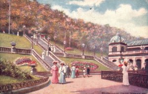 1906 Scarborough Spa Buildings and Grounds Oilette Raphael Tuck Vintage Postcard