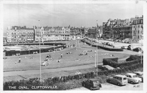 Vintage Real Photo Postcard The Oval Cliftonville Kent England 1963