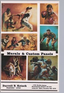 Pro-Sports Art Murals & Custom Panels, Kotack, Mississauga, Ontario, Advert Card