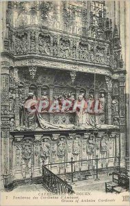 Postcard Old Cathedral of Rouen 7 tomb of cardinal Amboise