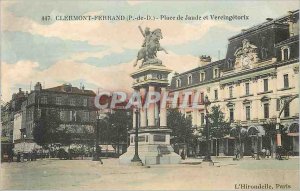 Old Postcard Clermont Ferrand (P D) Place de Jaude and Vercingetorix Monkey C...