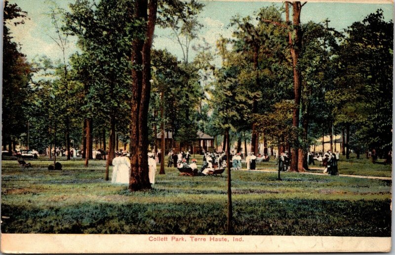 Postcard Collett Park in Terre Haute, Indiana~138116