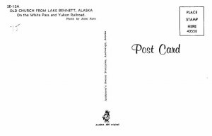 Postcard CHURCH SCENE Anchorage Alaska AK AT4553