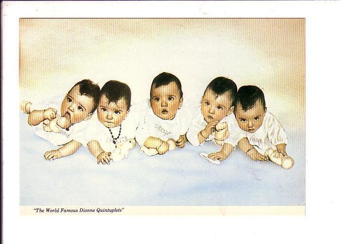 World Famous Dionne Quintuplets, Callander, Ontario Canada, Quints