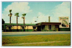 Waycross Georgia GA Postcard The Green Frog Restaurant Exterior Scene c1960's