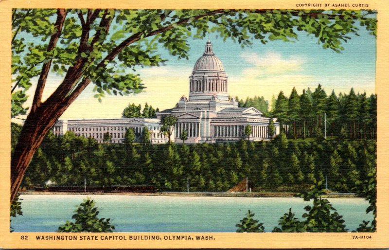 Washimgton Olympia The State Capitol Building Curteich