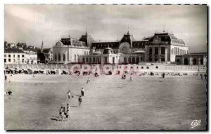 Old Postcard Trouville Relne The Beach The Beach And Casino