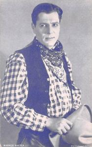 Warner Baxter Western Actor Mutoscope Unused