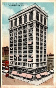 Postcard I.O.O.F. Grand Lodge Building in Indianapolis, Indiana~138919