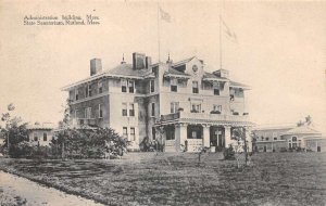 Rutland Massachusetts State Sanatorium Admin Bldg Vintage Postcard AA61241