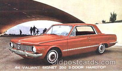 1964 Valiant Signet 200 Hardtop Auto, Automobile, Car, Postcard Post Card  19...