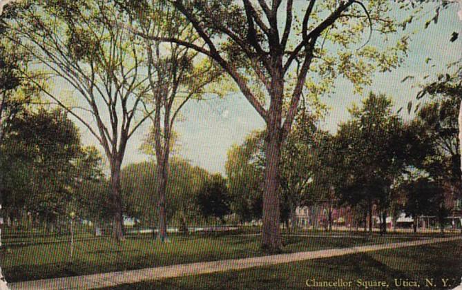 New York Utica Chancellor Square Park 1912